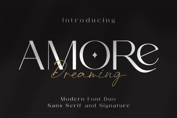 Amore Dreaming: The Luxury Font Duo for Polished Brand Identity