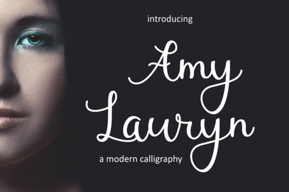 Amy Lauryn: A Handwritten Typeface for Editorial Elegance