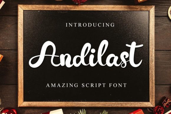 Andilast: The Joyful Script Amp Typeface for Modern Campaigns
