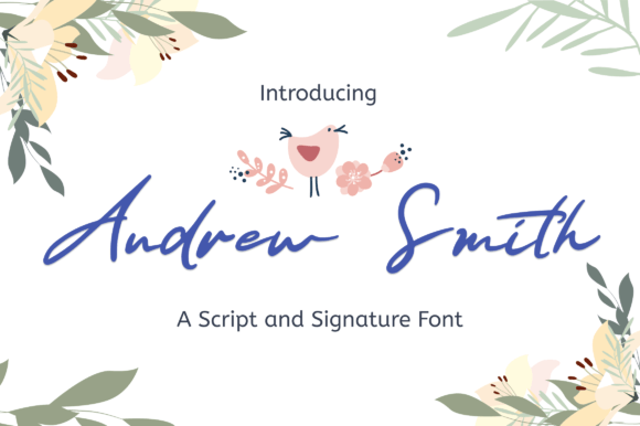 Andrew Smith: Elevating Digital Brand Identity with Elegant Script Typography