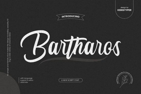 Bartharos: The Elegant Script Font for Handmade Crafts