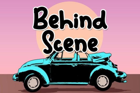 Behind Scene: The Fresh Script Font for Authentic Branding