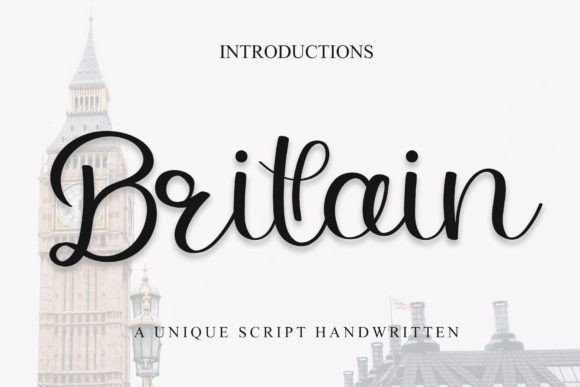 Britain: The Handwritten Typeface That Elevates Small Business Branding