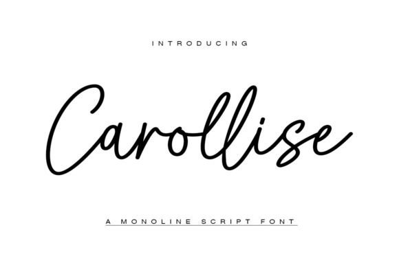 Carollise: The Elegant Script Font for Polished Brand Identity