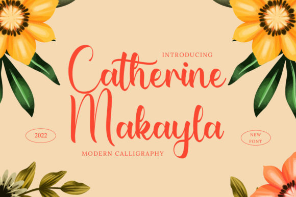 Catherine Makayla: A Handwritten Font for Editorial Elegance