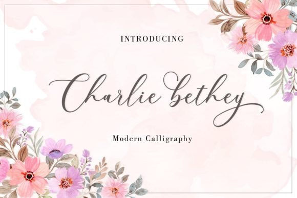 Charlie Bethey: Elevate Brand Identity with Elegant Script Typography