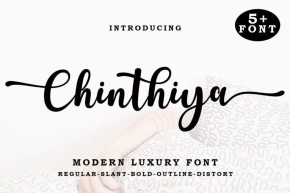 Chinthiya: Elevate Your Brand With an Elegant Handwritten Typeface