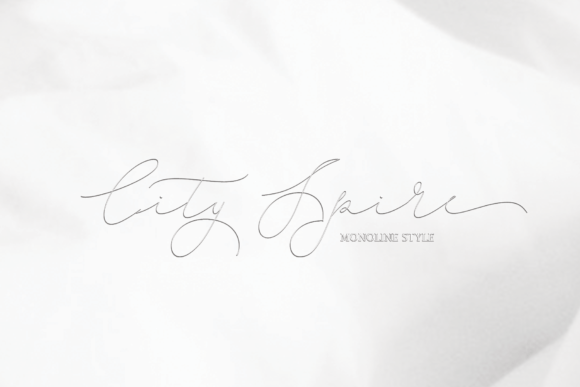 City Spire: The Elegant Script Typeface for Modern Editorial Design