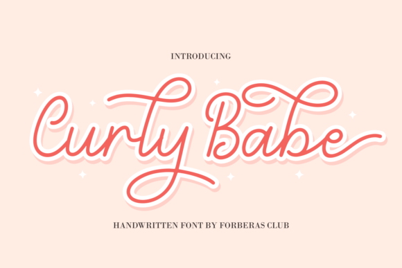Curly Babe: The Elegant Typeface for Editorial Design