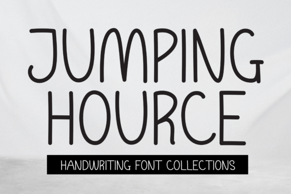 Jumping Hource: A Script Amp Typeface for Dynamic Campaign Design