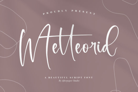 Metteorid: The Elegant Script Typeface for Handmade Brands