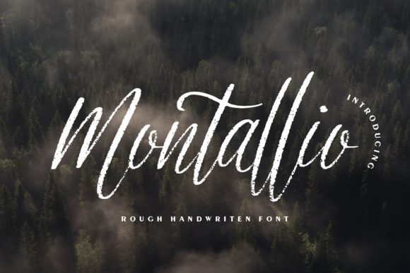 Montallio: The Elegant Handwritten Typeface for Editorial Design