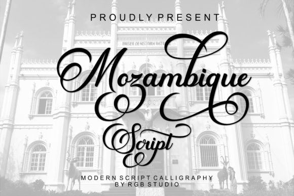 Mozambique Typeface: Elevate Your Handmade Brand with Elegant Script