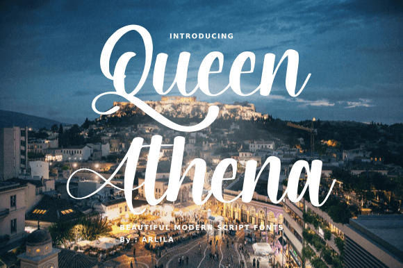 Queen Athena Typeface Review for Social Campaigns