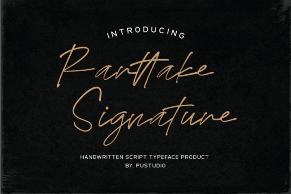 Rarttake Signature: The Premium Script Font for Scroll-Stopping Visuals