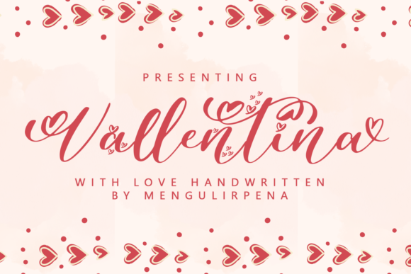 Vallentina: The Handwritten Typeface for Elegant Editorial Design