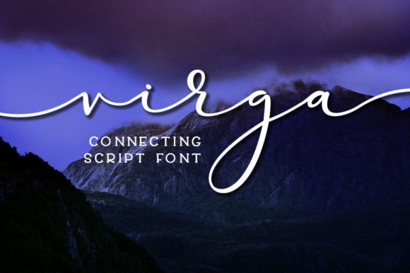 Virga Typeface: Elevating Campaign Visuals with Atmospheric Clarity